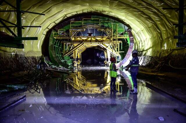 İstanbul Havalimanı Metro Hattı'nın yüzde 71'i tamamlandı İstanbul Havalimanı Metro Hattı'nın yüzde 71'i tamamlandı
