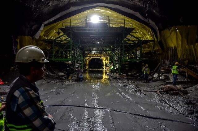 İstanbul Havalimanı Metro Hattı'nın yüzde 71'i tamamlandı İstanbul Havalimanı Metro Hattı'nın yüzde 71'i tamamlandı