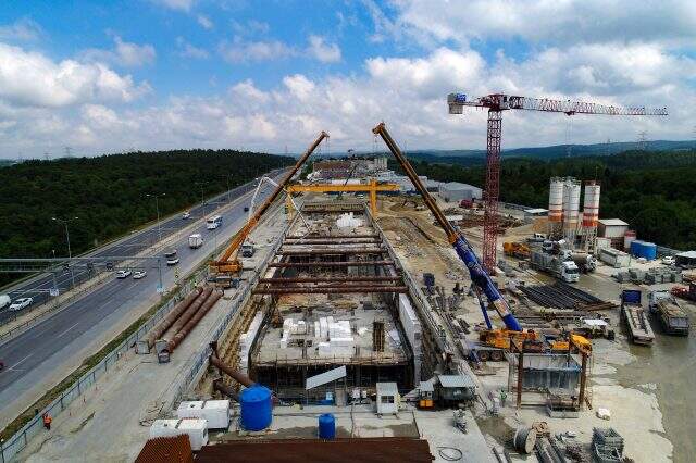 İstanbul Havalimanı Metro Hattı'nın yüzde 71'i tamamlandı İstanbul Havalimanı Metro Hattı'nın yüzde 71'i tamamlandı