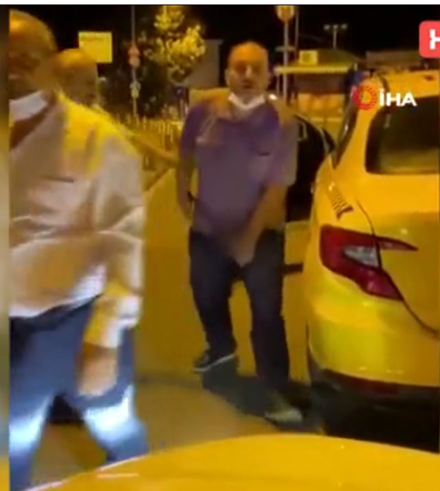 İstanbul'un göbeğinde taksici rezaleti! Tartıştığı sürücüye cinsel organını gösterdi