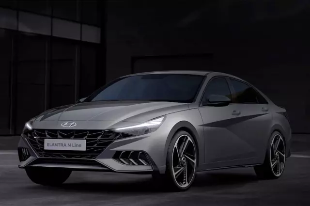 Hyundai Yeni Elantra N Line'ın çizimlerini paylaştı