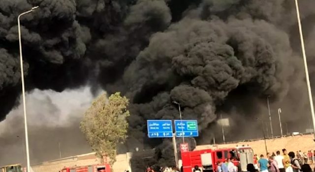 Mısır'da petrol boru hattında yangın çıktı!