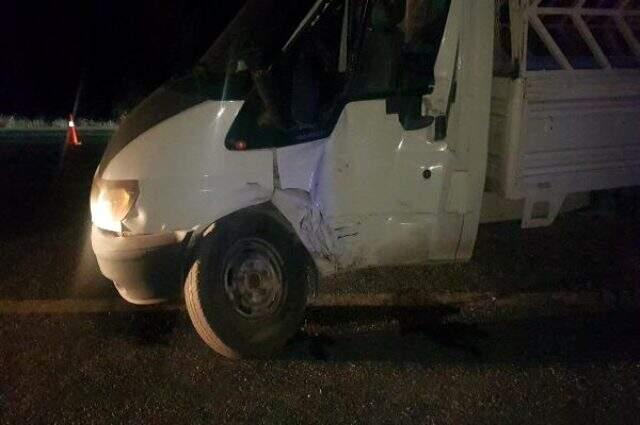 Hasta ihbarına giden ambulansa kamyonet çarptı: 5 kişi yaralandı