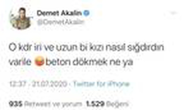 Demet Akalın'dan tepki çeken <a class='keyword-sd' href='/pinar-gultekin/' title='Pınar Gültekin'>Pınar Gültekin</a> paylaşımı