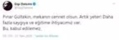 Gigi Datome'den Pınar Gültekin paylaşımı! 'Artık yeter!'