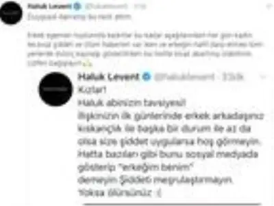 Haluk Levent'in, Pınar Gültekin eski sevgisi tarafından öldürülmesinin ardından kadınlara verdiği...