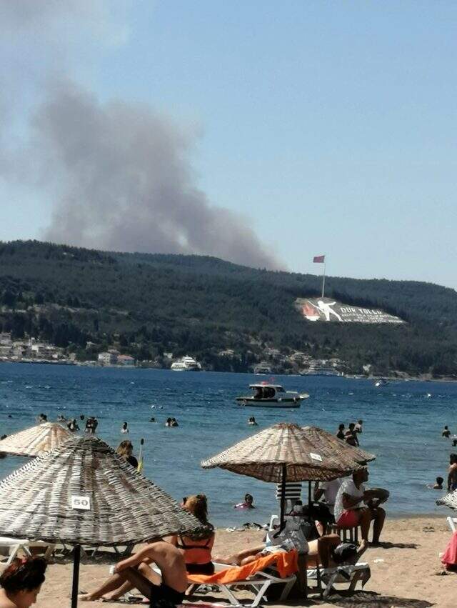 Çanakkale'de 5 ayrı noktada orman yangını! Boğaz çift yönlü trafiğe kapatıldı Çanakkale'de 5 ayrı noktada orman yangını! Boğaz çift yönlü trafiğe kapatıldı