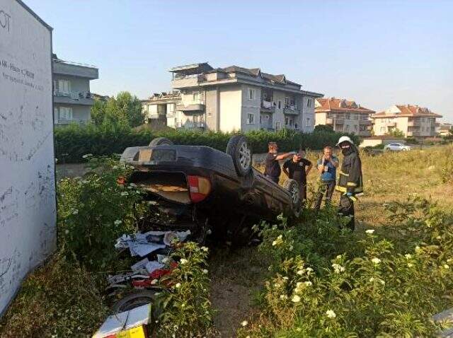 Takla atan otomobilin alkollü sürücüsünden polislere: Sizi görünce heyecanlandım, kaçtım Takla atan otomobilin alkollü sürücüsünden polislere: Sizi görünce heyecanlandım, kaçtım