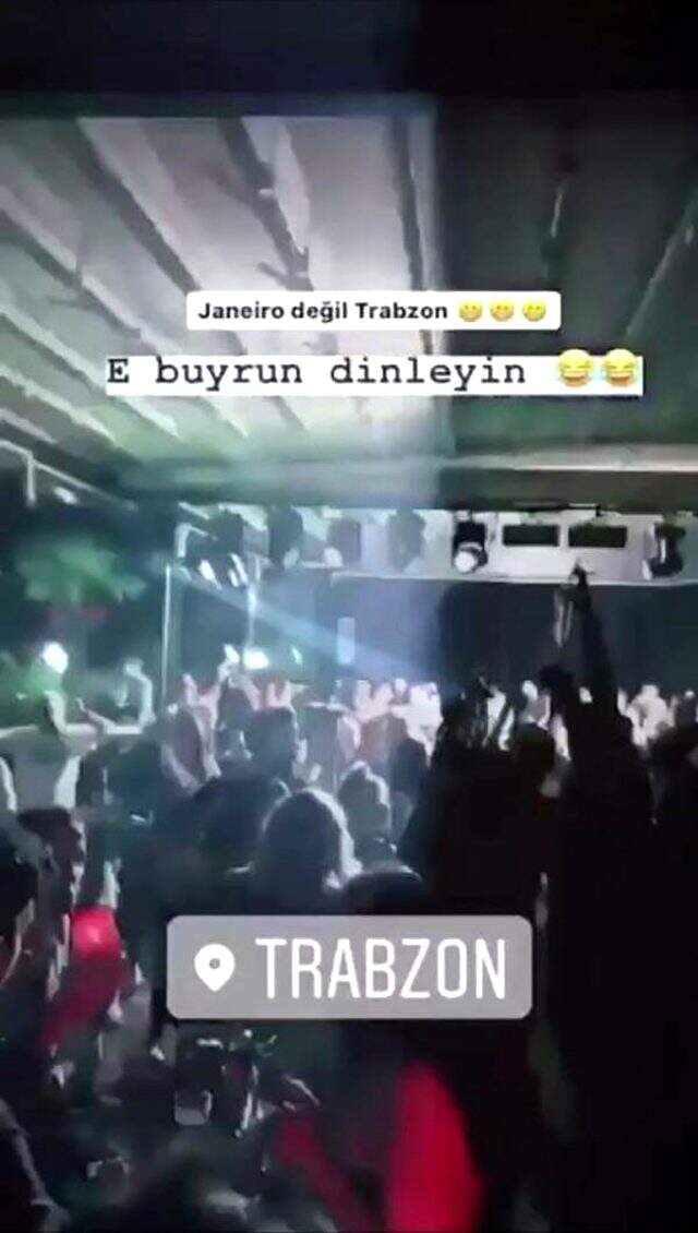 Trabzon'da vakalar artarken eğlence mekanında düzenlenen partide koronavirüs hiçe sayıldı Trabzon'da vakalar artarken eğlence mekanında düzenlenen partide koronavirüs hiçe sayıldı