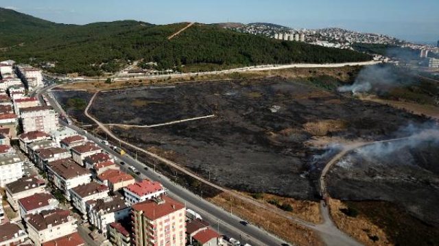 İstanbul'da askeri alanda yangın çıktı! İtfaiye ekiplerinin müdahalesi sürüyor