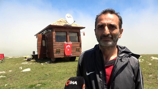 Trabzonlu vatandaş, 7 yıl önce aldığı minübüsü 150 bin TL harcayıp karavana çevirdi