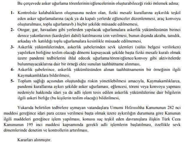 İstanbul Valisi, celp dönemi öncesinde asker uğurlama törenleri için uyarı yaptı İstanbul Valisi, celp dönemi öncesinde asker uğurlama törenleri için uyarı yaptı