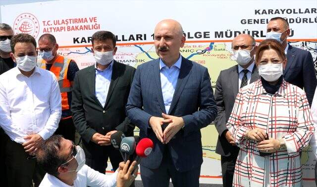 Ulaştırma ve Altyapı Bakanı Karaismailoğlu yeni projeyi inceledi: Canla başla çalışıyoruz