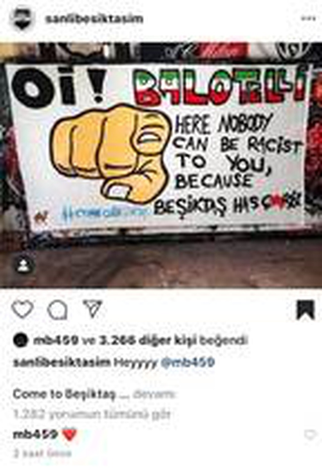 Mario Balotelli'den 'Come to Beşiktaş' çağrısına yanıt!