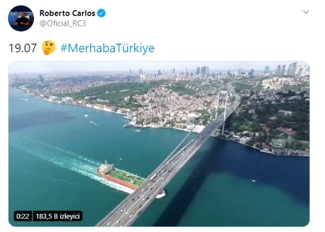 Roberto Carlos'un 19:07 paylaşımı, Fenerbahçe taraftarını heyecanlandırdı