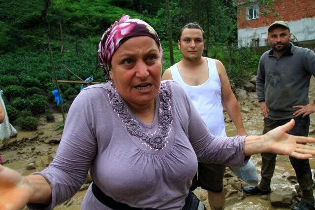 Rize'de sel felaketinden etkilenen Kaçkar Köyü havadan görüntülendi