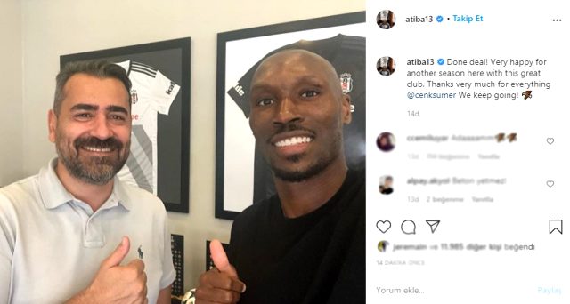 Son Dakika: Kanadalı futbolcu Atiba Hutchinson, Beşiktaş ile sözleşme yeniledi
