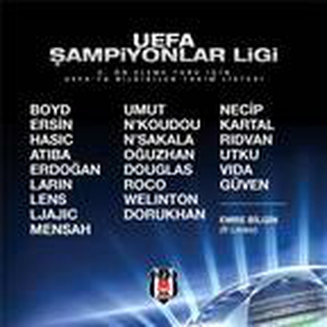 Beşiktaş, PAOK maçı öncesi UEFA'ya futbolcu listesini verdi