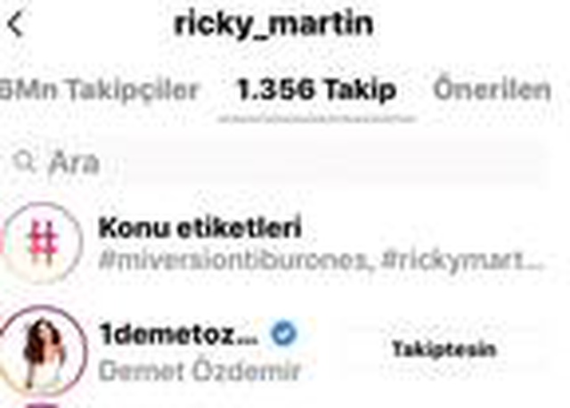 <a class='keyword-sd' href='/ricky-martin/' title='Ricky Martin'>Ricky Martin</a>, <a class='keyword-sd' href='/demet-ozdemir/' title='Demet Özdemir'>Demet Özdemir</a>'i takibe aldı