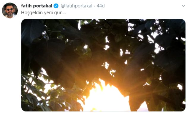 FOX TV'den istifa eden Fatih Portakal, yeni hayatının ilk gününde bahçesini paylaştı