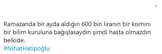 Rahatsızlanan Nihat Hatipoğlu için yapılan kötü yorumlar, oğlunu isyan ettirdi Rahatsızlanan Nihat Hatipoğlu için yapılan kötü yorumlar, oğlunu isyan ettirdi