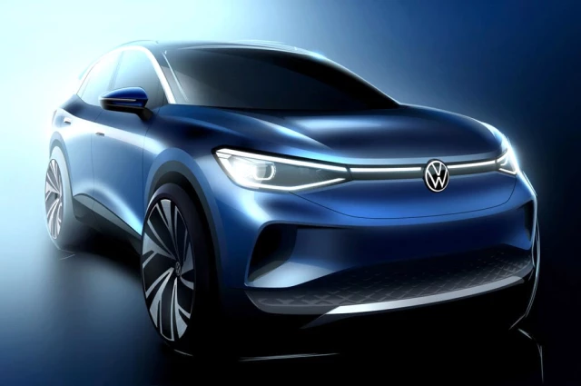 Volkswagen'in ilk elektrikli SUV'u ID.4 üretim bandına girdi