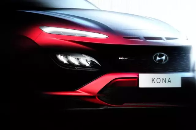 Yenilenen Hyundai KONA'nın ilk çizimleri ortaya çıktı