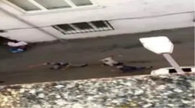 Sokakta top oynayan çocukları önce dövdü sonra bıçakla kovaladı