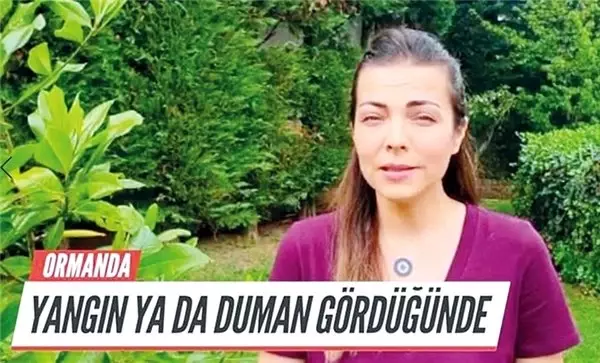 Orman yangınlarına dikkat