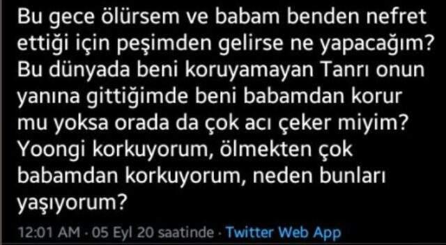 15 yaşındaki genç kızın babası yüzünden olduğunu iddia ettiği intiharı sosyal medyanın gündeminde