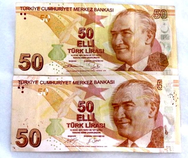 Muğlalı pazarcı hatalı basım 50 liralık banknotu 70 bin liradan satışa çıkardı