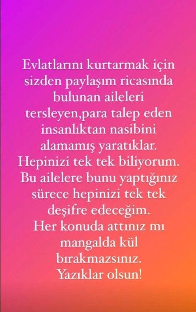 Bergüzar Korel, hasta çocukların ailesinden tanıtım yapmak için para isteyen ünlü isimlere ateş püskürdü