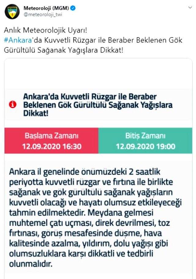 Meteoroloji'den kum fırtınasının etkili olduğu Ankara için sarı kodlu uyarı! Kuvvetli rüzgar ve fırtına etkili olacak Meteoroloji'den kum fırtınasının etkili olduğu Ankara için sarı kodlu uyarı! Kuvvetli rüzgar ve fırtına etkili olacak