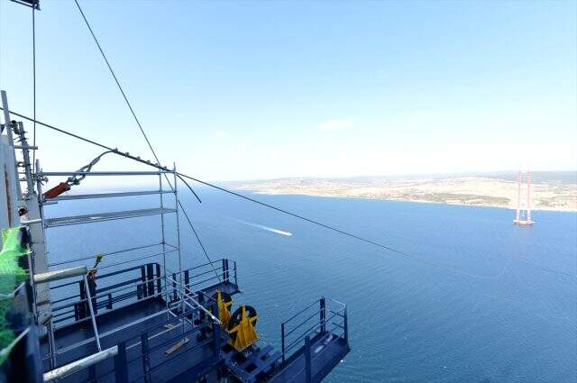 1915 Çanakkale Köprüsü'nün tamamlanmasıyla 1,5 saatlik Malkara-Çanakkale arası 7 dakikaya inecek