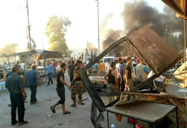 Afrin'de 7 kişinin hayatını kaybettiği bombalı saldırının görüntüleri ortaya çıktı Afrin'de 7 kişinin hayatını kaybettiği bombalı saldırının görüntüleri ortaya çıktı