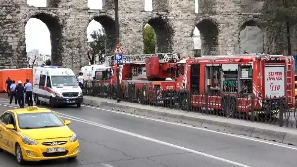 Bozdoğan Kemeri'nde intihar girişimi! Hayattan bıktığı için ölmek isteyen vatandaş güçlükle sakinleştirildi