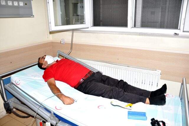 'Beni neden temaslı yazdın' diyen hasta, sağlık görevlisini darp etti
