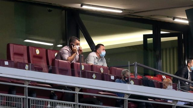 İrfan Can için gelen Lyon yetkileri, Fatih Karagümrük maçını tribünden izledi