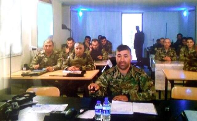 Azerbaycan'ın Ermenistan'a karşı yürüttüğü operasyonu yönettiği harekat merkezinden ilk kare yayınlandı