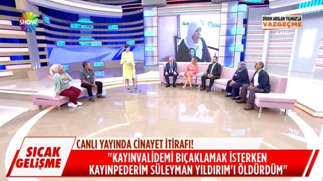 Didem Arslan Yılmaz'la Vazgeçme programında cinayeti itiraf eden şahıs, canlı yayında gözaltına alındı