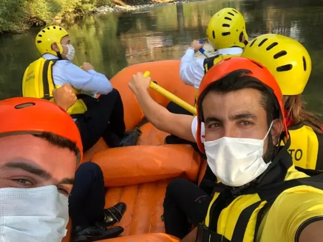 Son dakika haber | Bakan Soylu Kato'da rafting yaptı