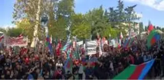 Gürcistan'da Azerbaycan'a destek mitingi