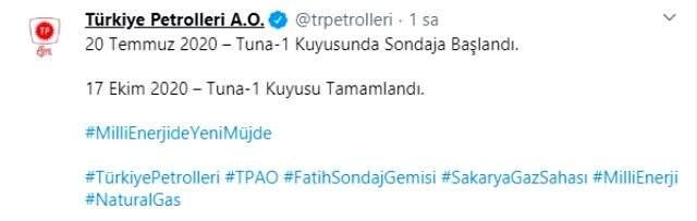 Erdoğan'ın duyurduğu yeni doğal gaz müjdesinde çalışmalar başladı! İşte Tuna-1 kuyusundan ilk görüntüler
