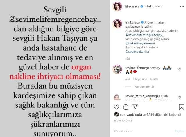 Çoklu organ yetmezliğiyle savaşan Hakan Taşıyan'dan müjdeli haber geldi