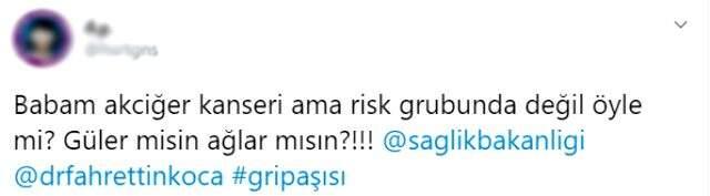 Kronik hastalığı olanlar grip aşısı yaptıramayacak! Vatandaşlar tepkisini sosyal medyada gösterdi