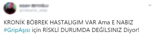 Kronik hastalığı olanlar grip aşısı yaptıramayacak! Vatandaşlar tepkisini sosyal medyada gösterdi