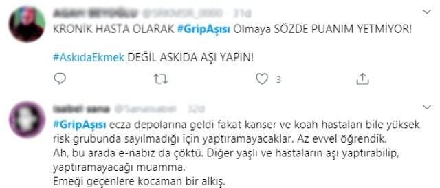 Kronik hastalığı olanlar grip aşısı yaptıramayacak! Vatandaşlar tepkisini sosyal medyada gösterdi