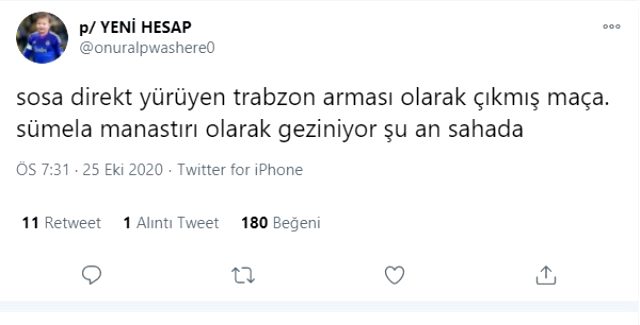 Sosa'nın Trabzonspor maçındaki hatası ve performansı F.Bahçe taraftarının tepkisini çekti