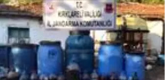 Kırklareli'de 760 litre sahte içki ele geçirildi