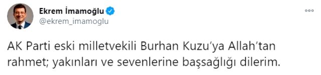 AK Parti eski milletvekili Burhan Kuzu, koronavirüsten hayatını kaybetti